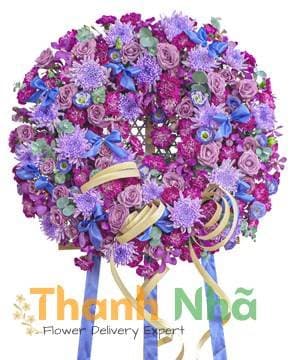 Hoa chia buồn – Tím phai – 1110