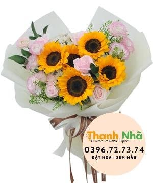 Hoa mừng tốt nghiệp – Nắng vàng dịu dàng – 1202