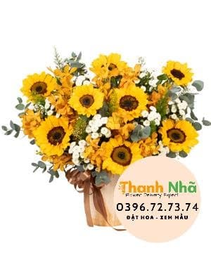 Hoa mừng tốt nghiệp – Sun flower – 1228