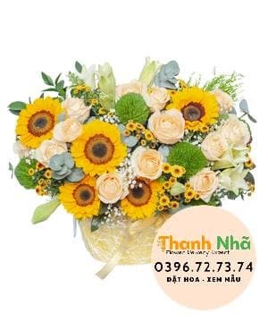 Hoa mừng tốt nghiệp – Hoa mặt trời – 1243