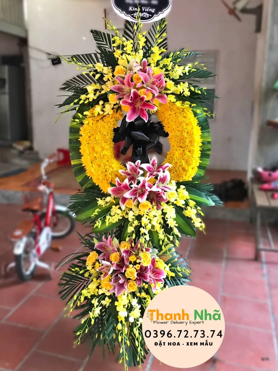 Hoa Chia Buồn – Hồng Phai – CB024