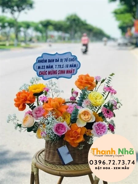 Giỏ Hoa Sinh Nhật