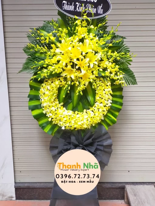 Hoa Chia Buồn - Lẵng Hoa Đám Tang - CB030