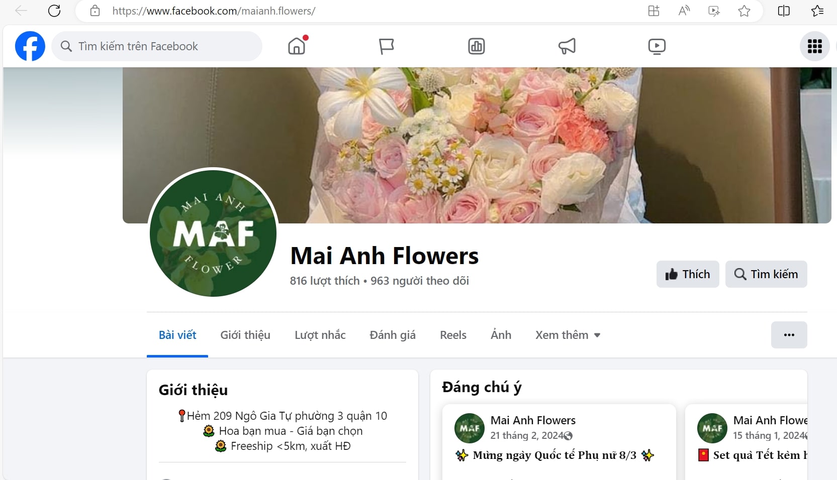 Mai Anh Flowers