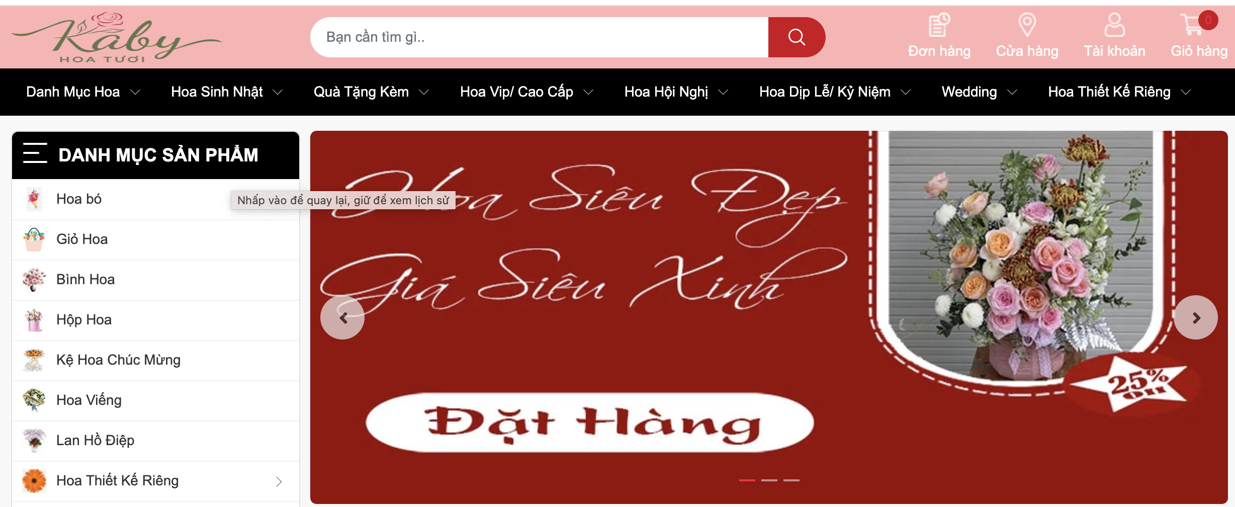 shop hoa tươi kaby