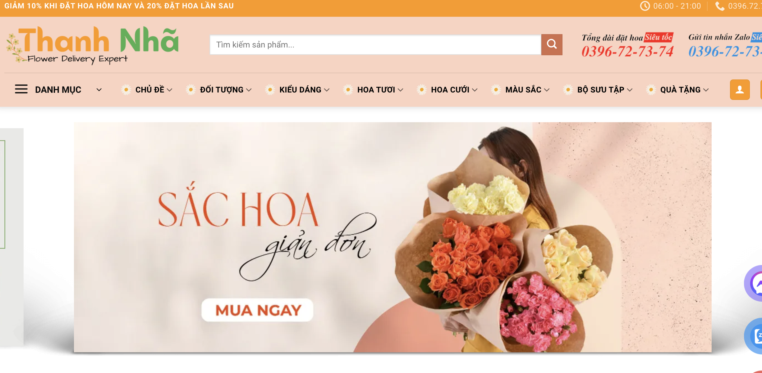 shop hoa tươi thanh nhã quận 12